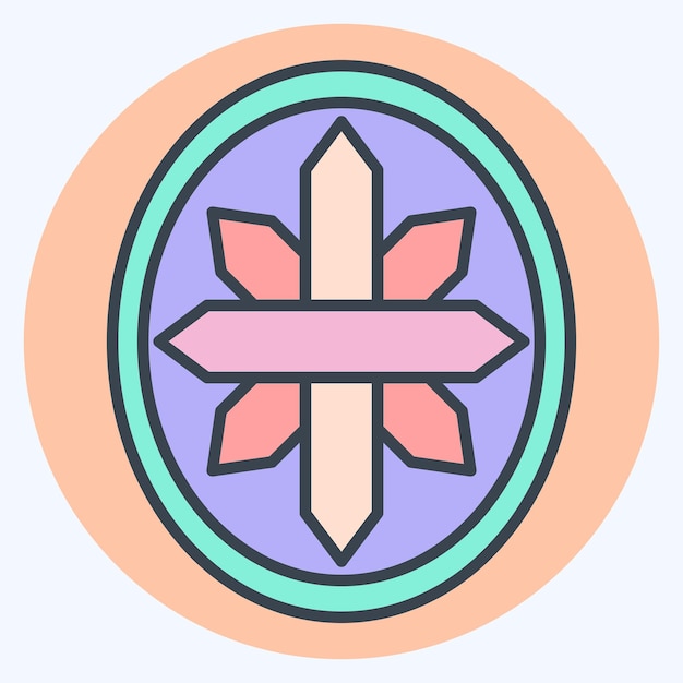 Ręczna wstążka — wioska haftu logo